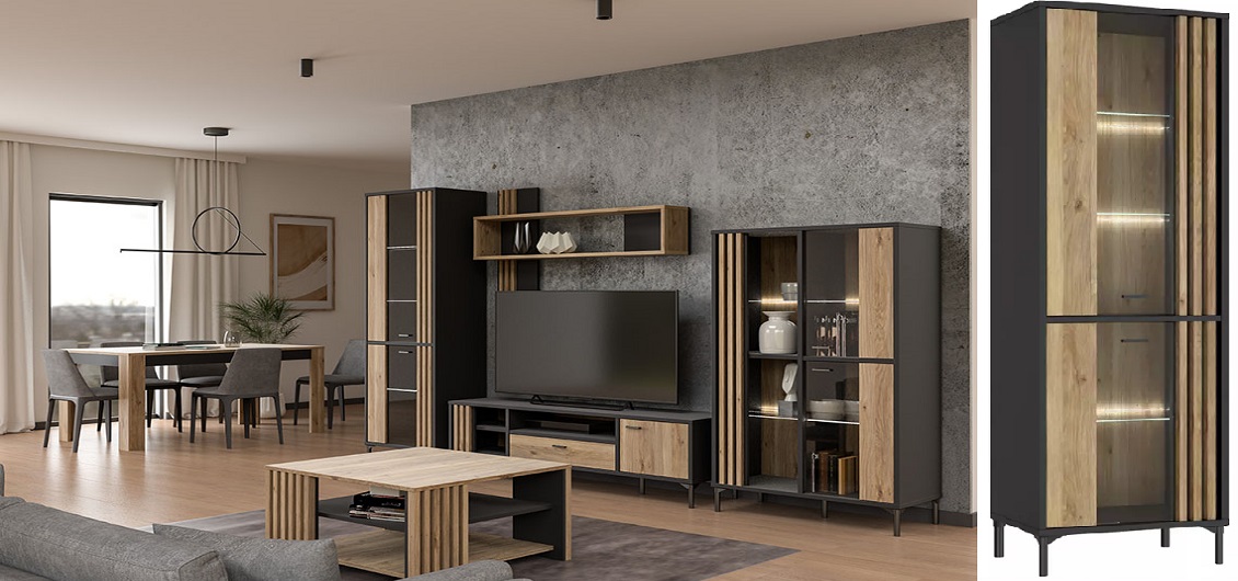 System Figila Dąb Mauvella/Czarny